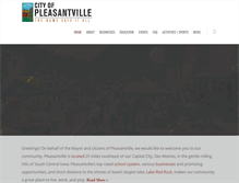 Tablet Screenshot of discoverpleasantville.com